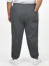 Calça moletom flanelado plus size básica punho fenomenal