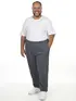 Calça moletom flanelado plus size básica punho fenomenal