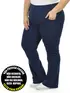 Calça plus size uniforme c/ forro