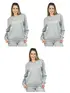 Kit 3 Blusões Moletom Flanelado Feminino Fenomenal