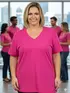 Blusa Plus Size V Maior