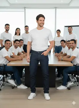 Calça Jeans com Elastano
