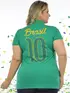 Blusa Brasil Talento Plus Size Fenomenal (sem elastano)
