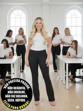 Calça bailarina c/ forro tj fenomenal