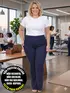 Calça plus size bailarina c/ forro