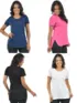Kit 4 Blusas Mullet Gola Redonda Fenomenal