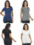 Kit 4 Blusas Mullet Gola Redonda Fenomenal