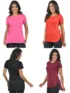 Kit 4 Blusas Mullet Gola Redonda Fenomenal