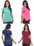 Kit 4 Blusas Mullet Gola Redonda Fenomenal