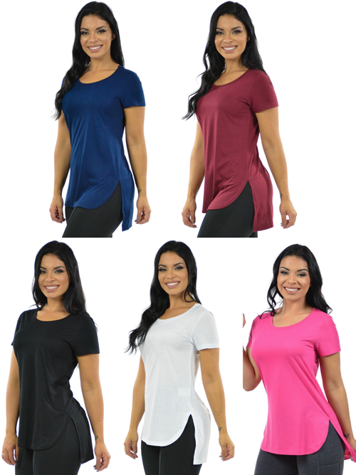 Blusas mullet gola redonda clearance