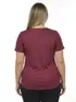 Blusa plus size bronze canelada