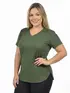 Blusa plus size bronze canelada