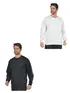 Kit 2 blusões moletom flanelado básico masculino fenomenal